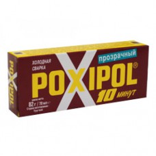 Клей  Poxipol 10 мин,прозрачный 70 мл. (1кор./96шт.)